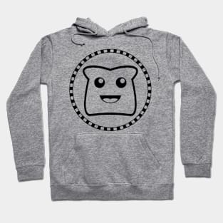 Crispy Toast Black Graphic Hoodie